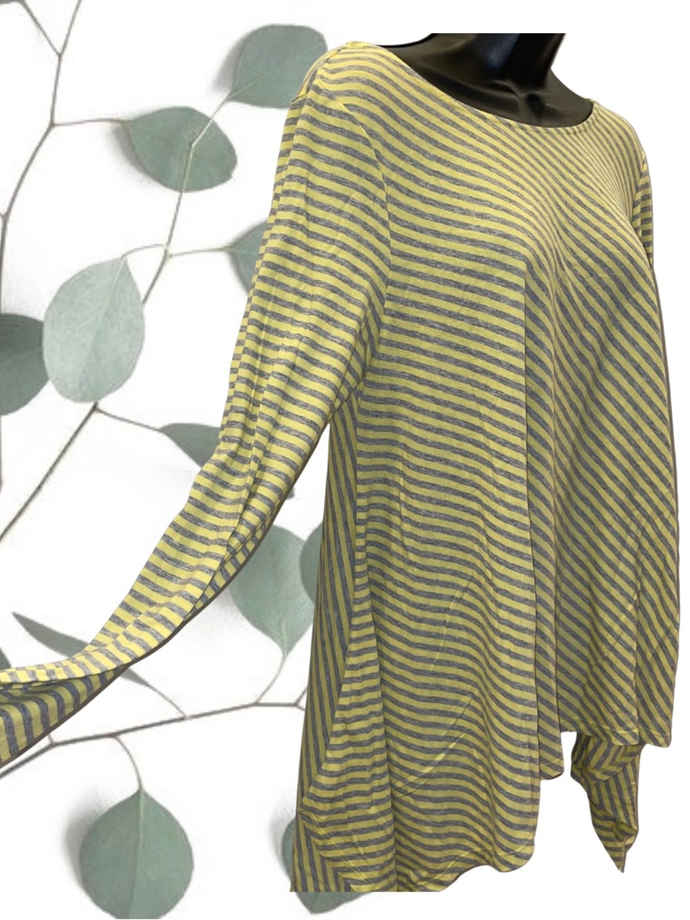 Yellow Striped Top